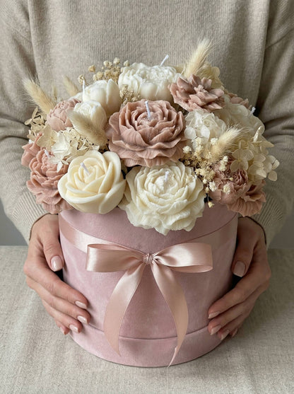 Blush Bloom Candle Bouquet
